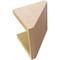 Ekena Millwork 7"W x 7"D x 7"H Wide Concord Rough Cedar Woodgrain TimberThane Corbel, Primed Tan CORUR07X07X07CONRCPR - alternate 5
